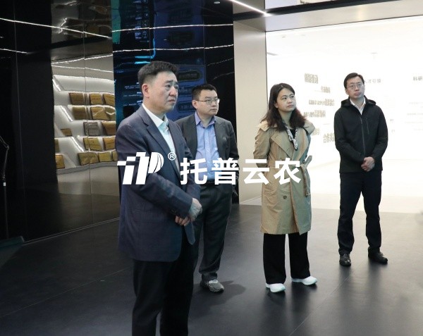 农业村落部大数据发展中心主任韩旭一行光临麻将胡了调研互换