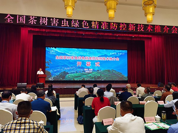 全国茶树病虫绿色精准防控技术推介会召开，，，，，麻将胡了茶园杀虫灯成现场焦点！